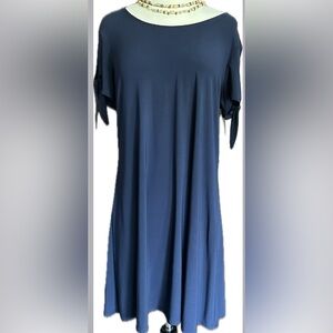 Size L MSK navy dress.